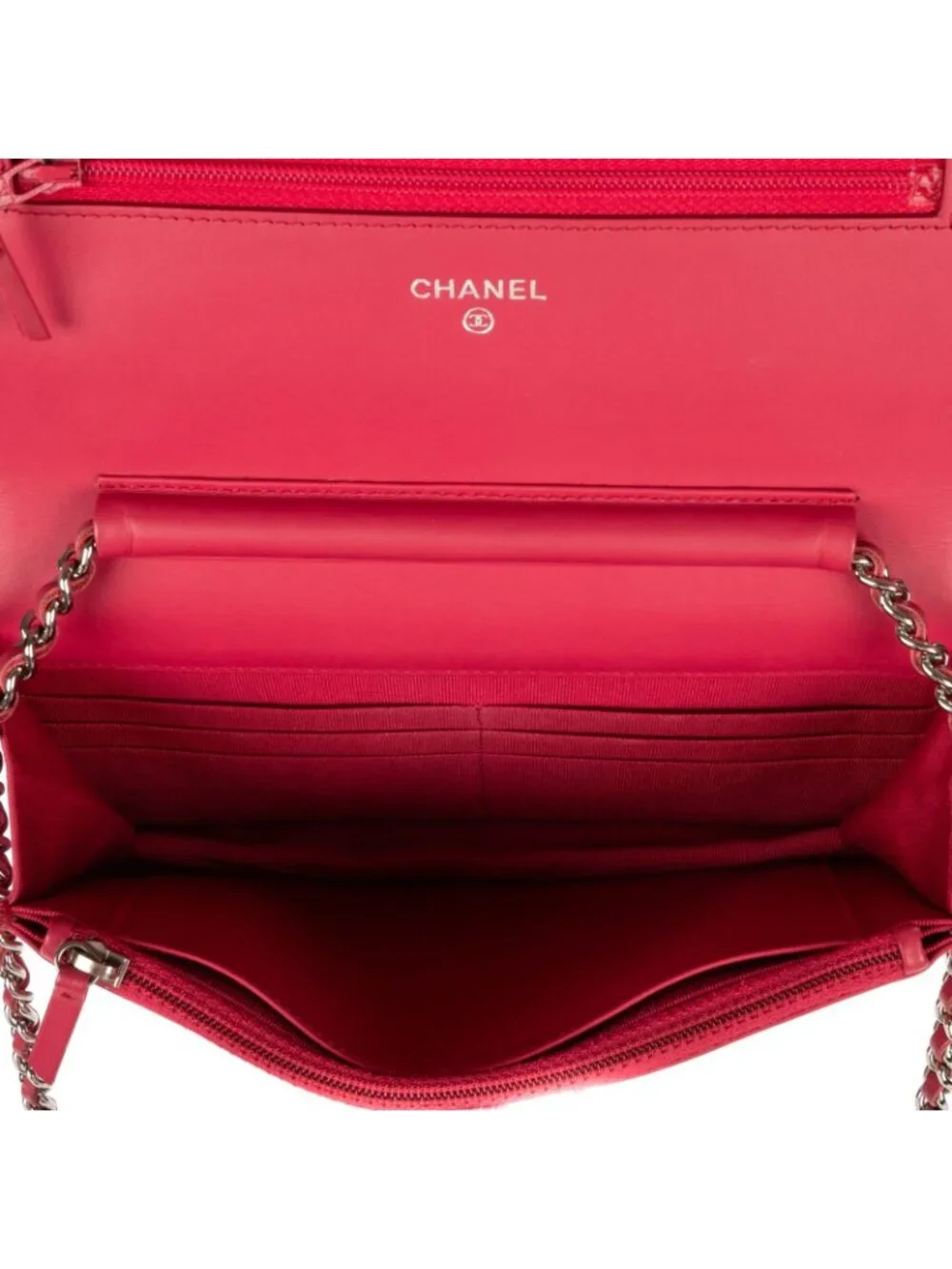 Chanel WOC 2.55 Reissue Flap Bag Pink Quilted Patent Leather
